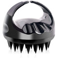 Hair Scalp Massager Shampoo Brush - Shower Scalp Scrubber Brush for Dandruff, Scalp Exfoliator &amp; Hair Growth, Soft Silicone Manual Head Scrubber (Black)